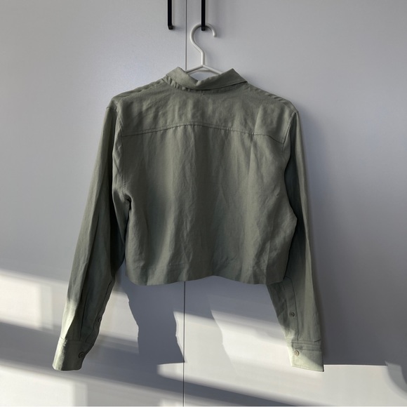 (SOLD ON FB) ARITZIA WILFRED Proposal Linen Shirt - Picture 6 of 8